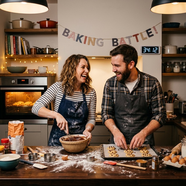 A home bake-off challenge for two